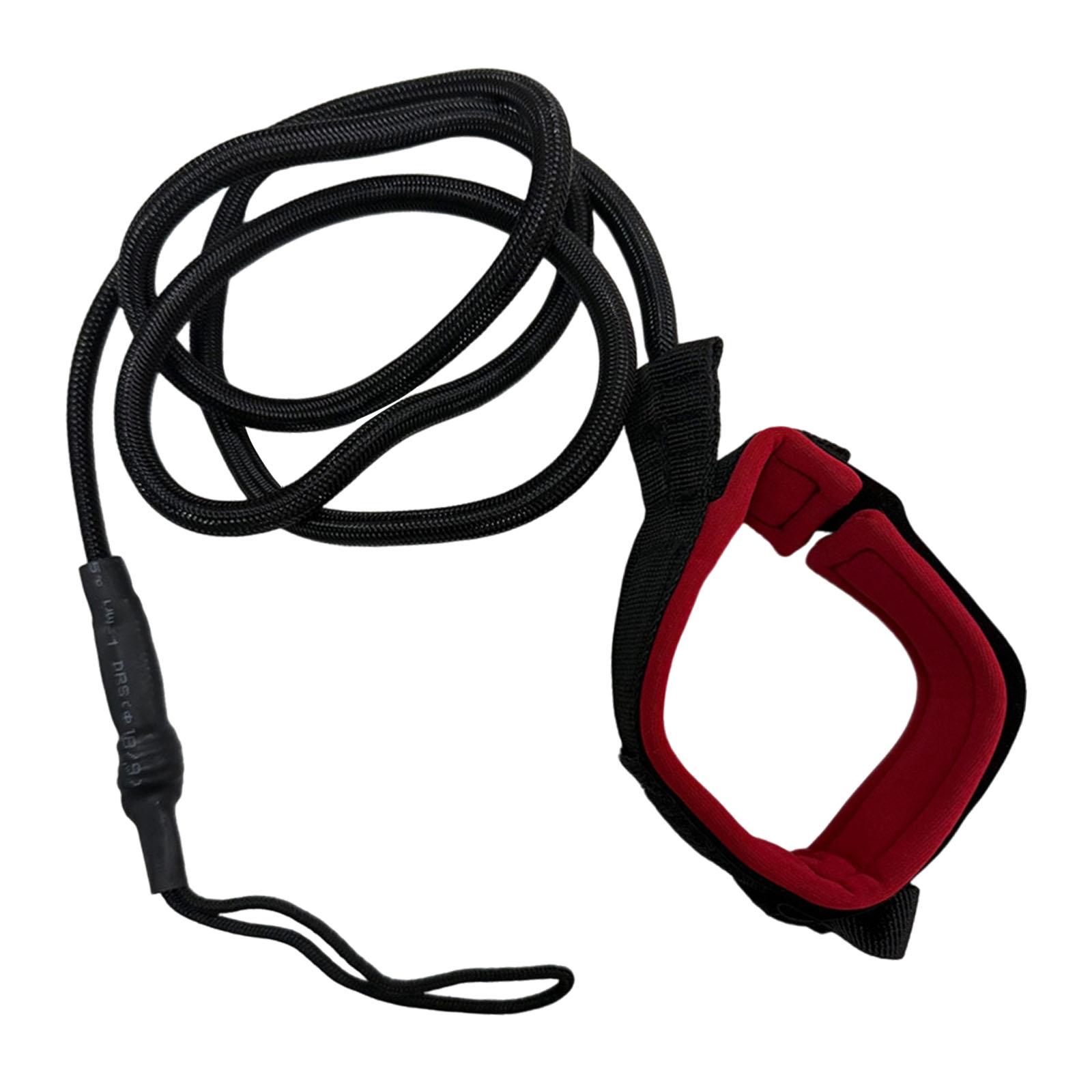 Surfboard Leash - สายรัดกระดานโต้คลื่น สายรัดข้อเท้าสำหรับกระดานโต้คลื่น แบบพกพา แข็งแรง ปรับได้ สายม้วนเก็บได้