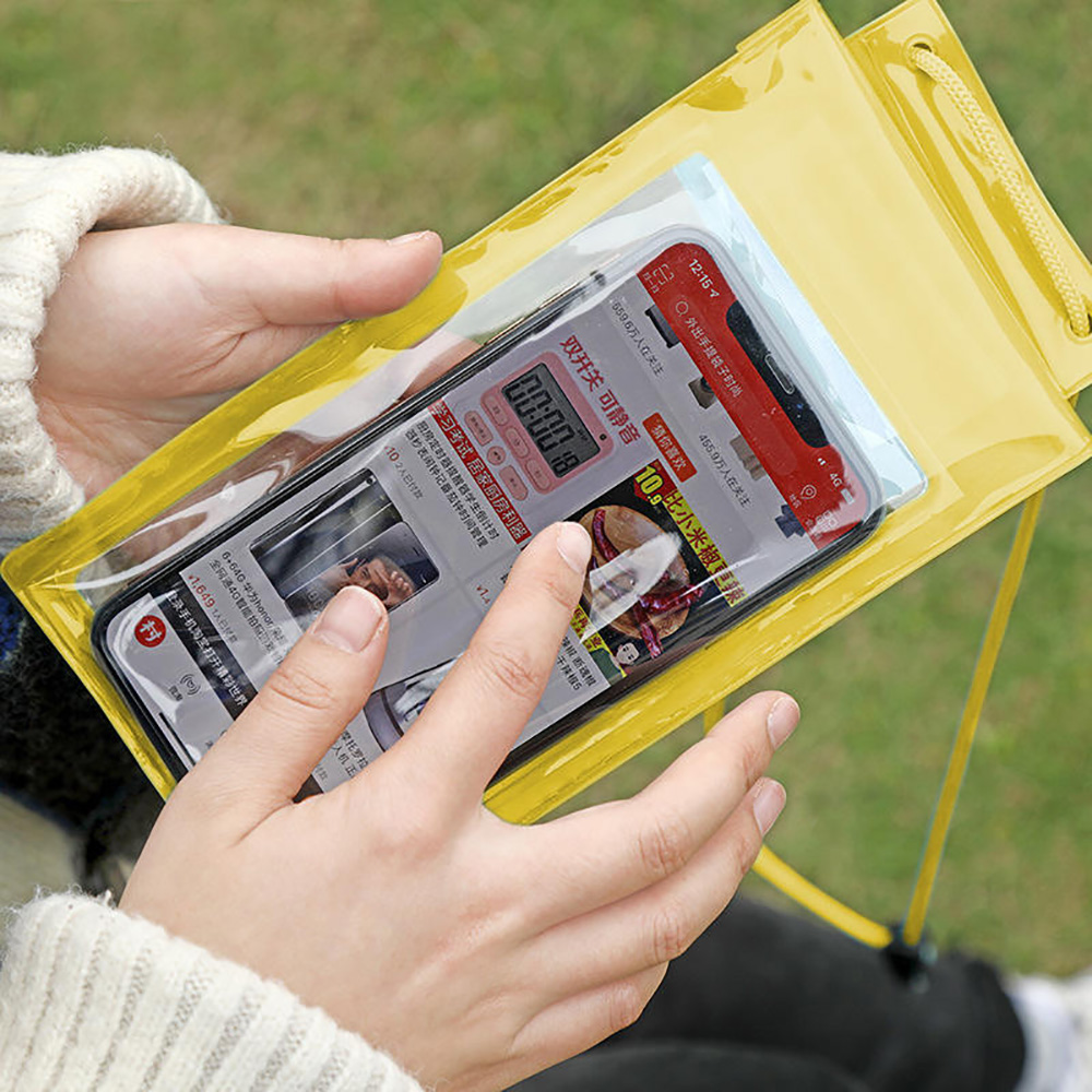 ถุงกันน้ำสำหรับใส่โทรศัพท์มือถ - Dry Bag Waterproof บทวิจารณ์และราคา