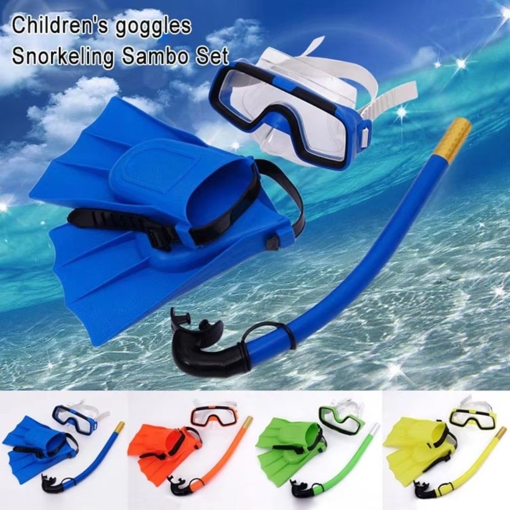 ใหม่ชุดหน้ากากดำน้ำเด็กป้องกัน - Snorkel Set บทวิจารณ์และราคา