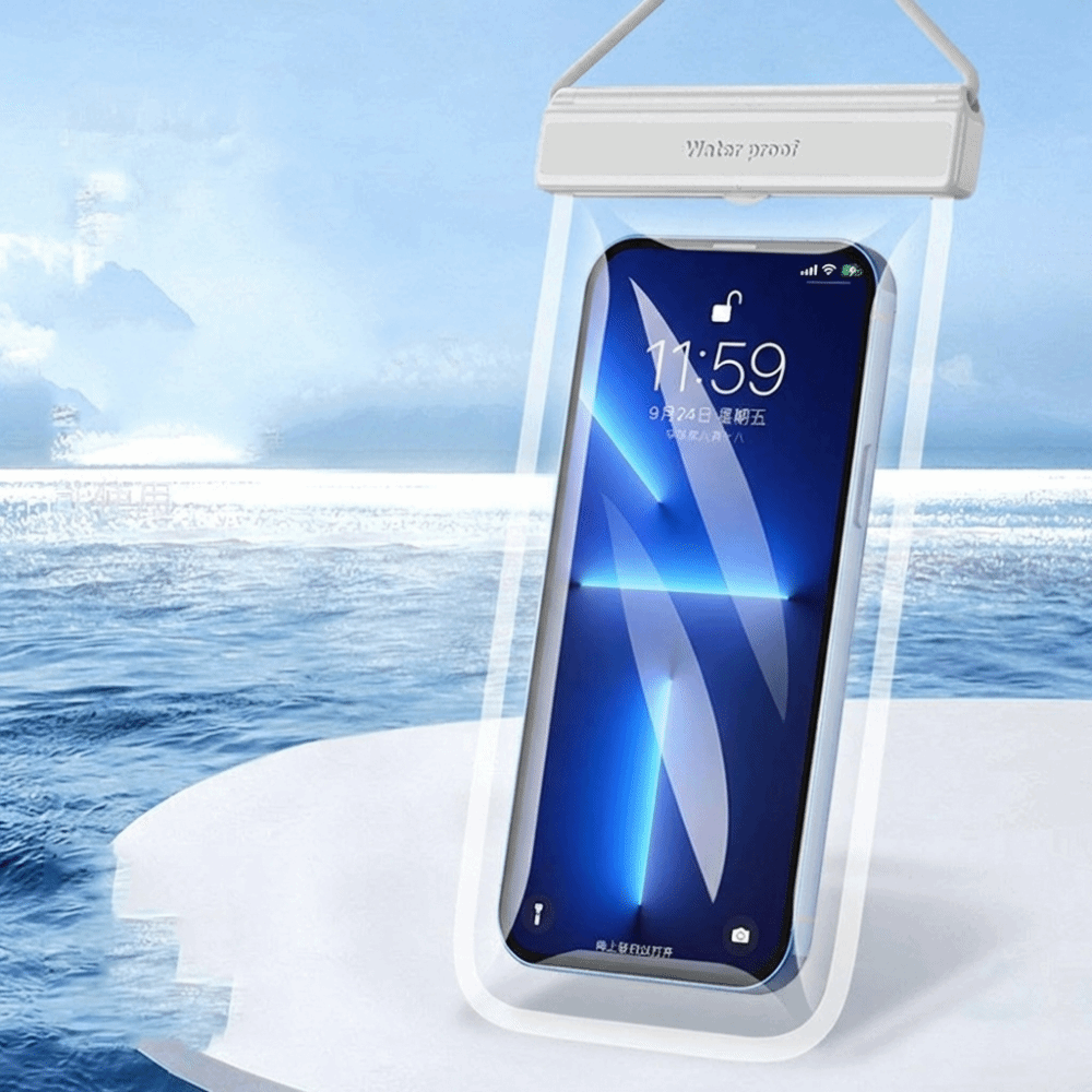 กระเป๋าโทรศัพท์กันน้ำแบบหน้าจอ - Dry Bag Waterproof บทวิจารณ์และราคา