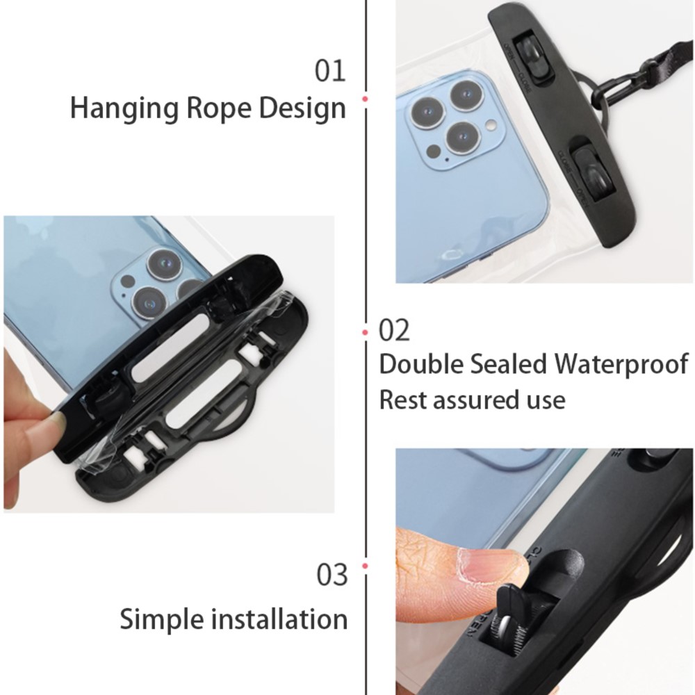 IPX8 สวมใส่ได้ทั่วไปกระเป๋ากัน - Dry Bag Waterproof บทวิจารณ์และราคา